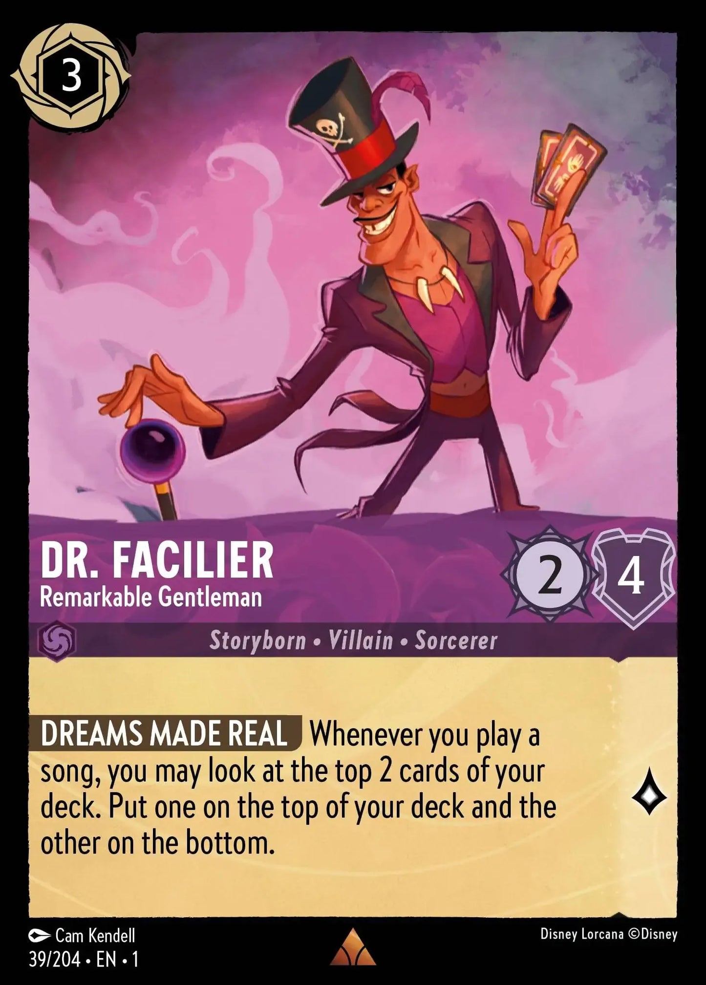 Dr. Facilier - Remarkable Gentleman 39/204