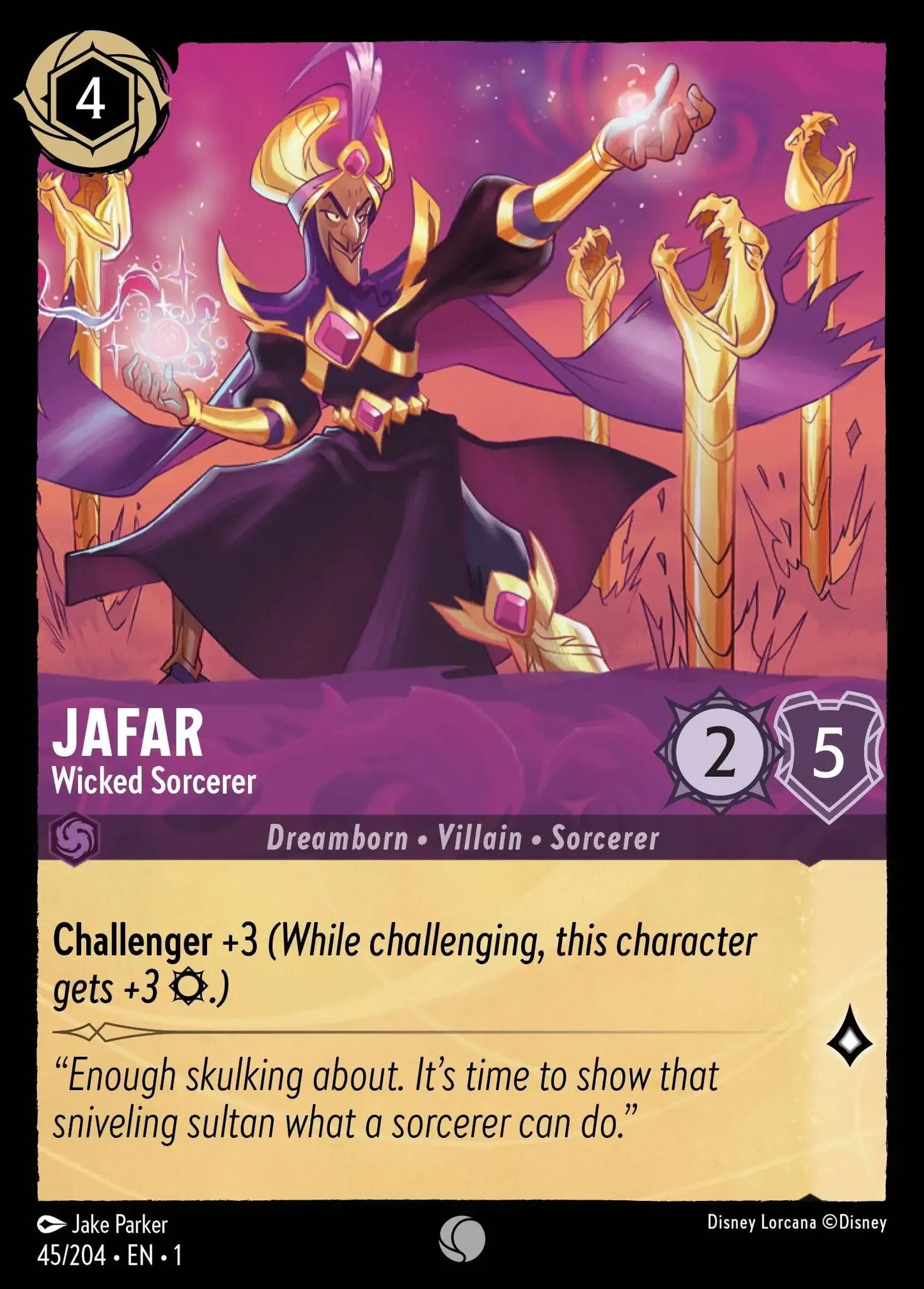 Jafar - Wicked Sorcerer 45/204