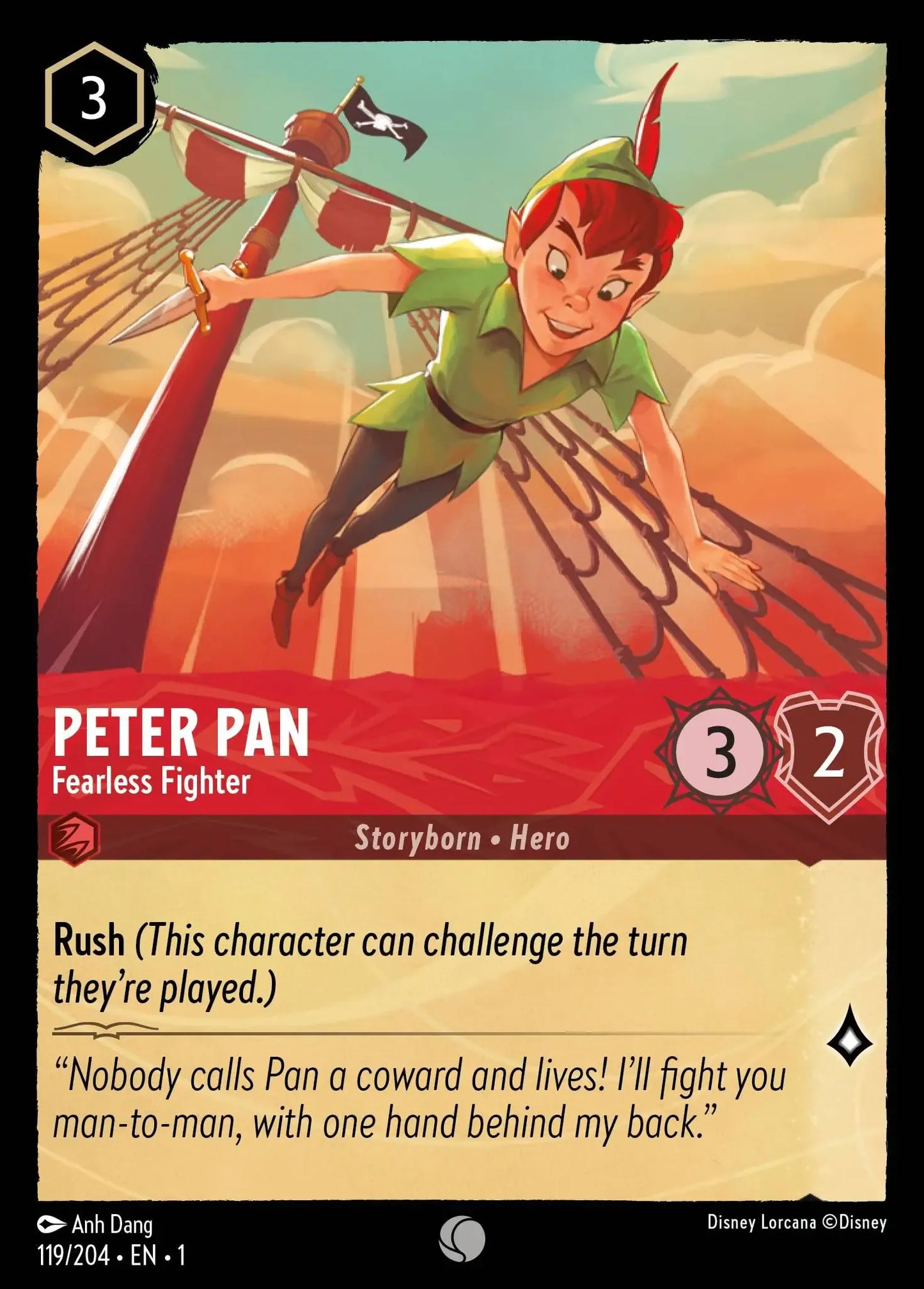 Peter Pan - Fearless Fighter 119/204