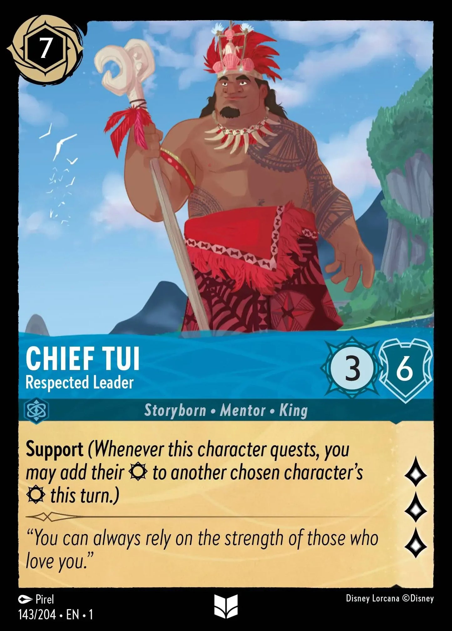 Cheif Tui - Respected Leader 143/204