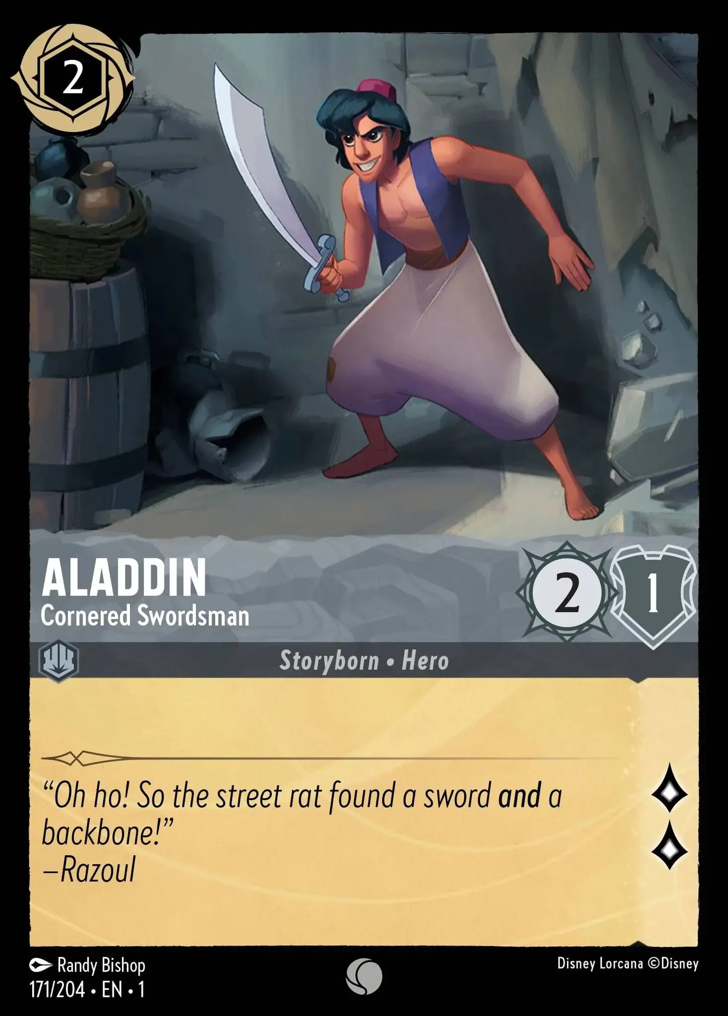 Aladdin - Cornered Swordsman 171/204