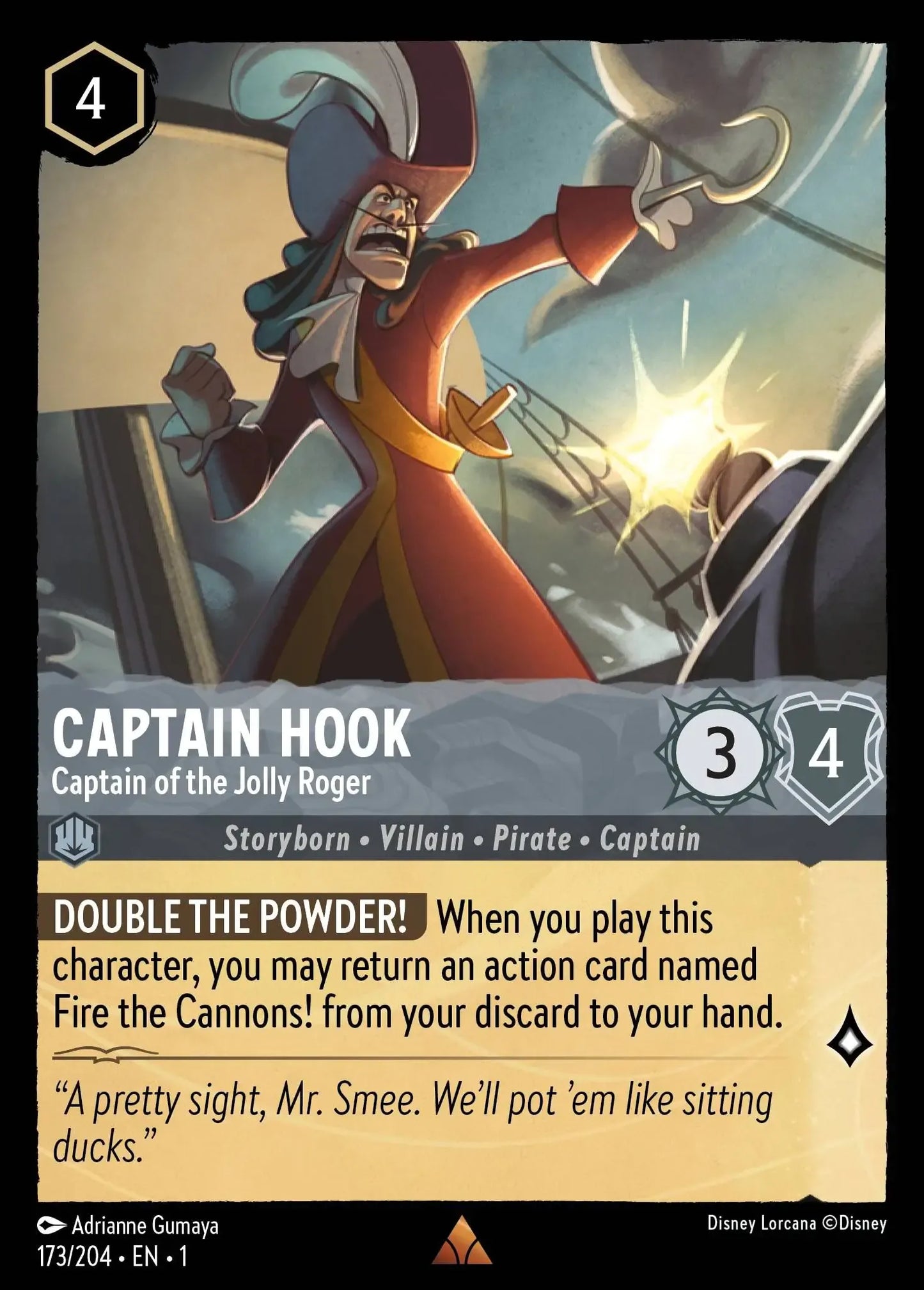 Captain Hook - Captain of the Jolly Roger 173/204