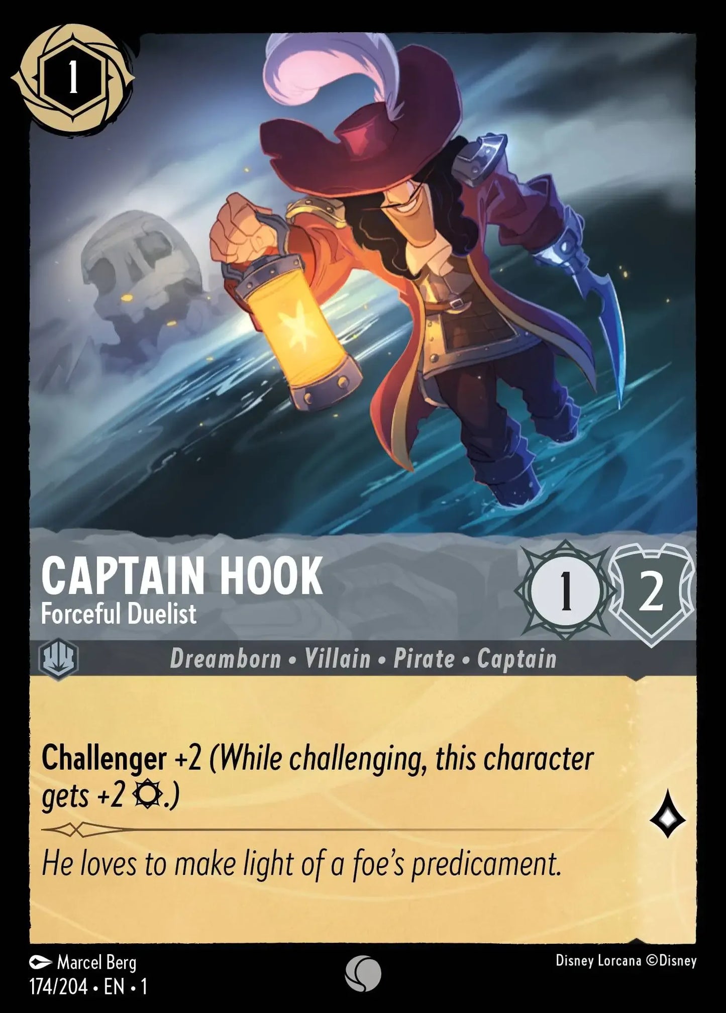 Captain Hook - Forceful Duelist 174/204