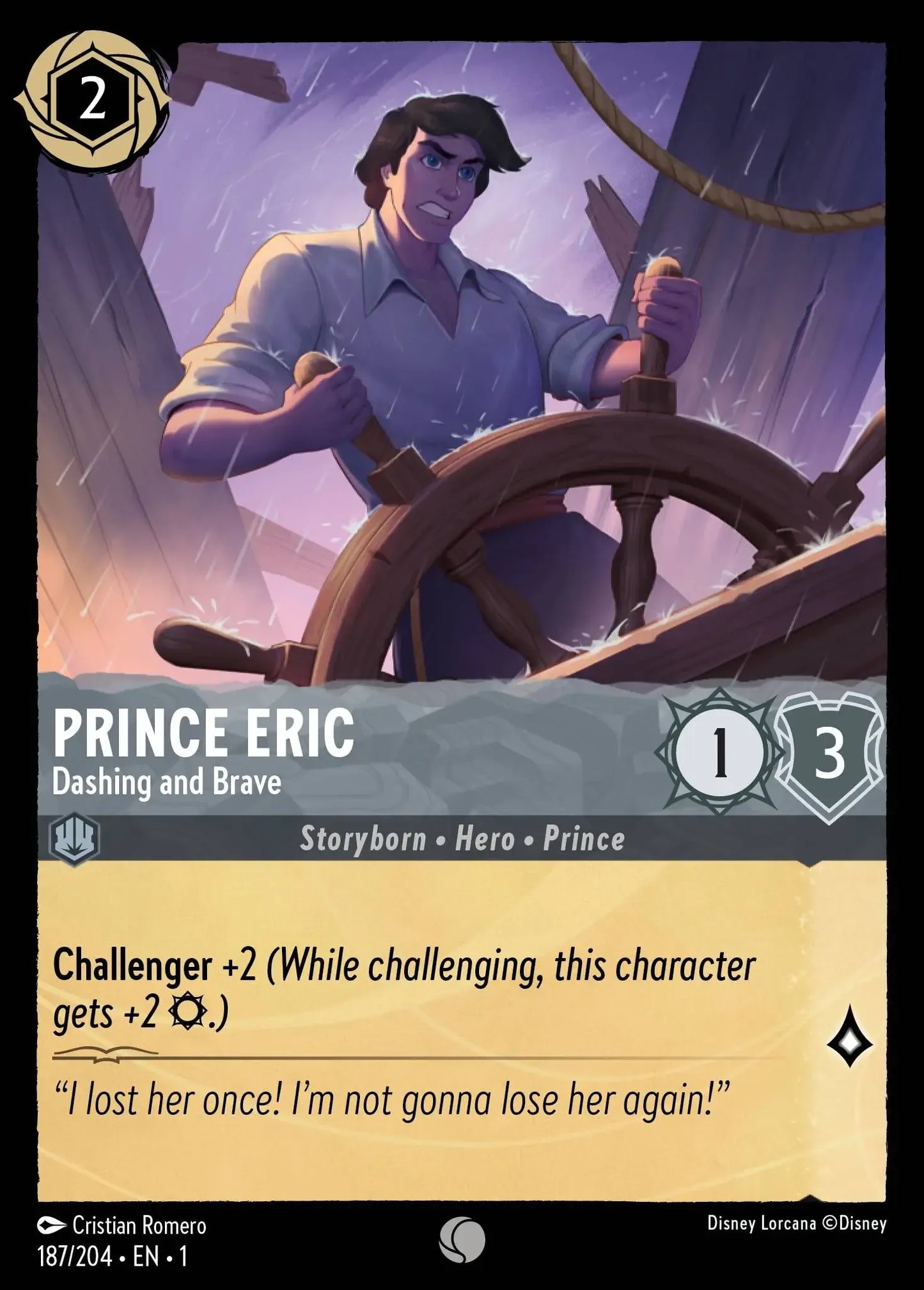 Prince Eric - Dashing and Brave 187/204