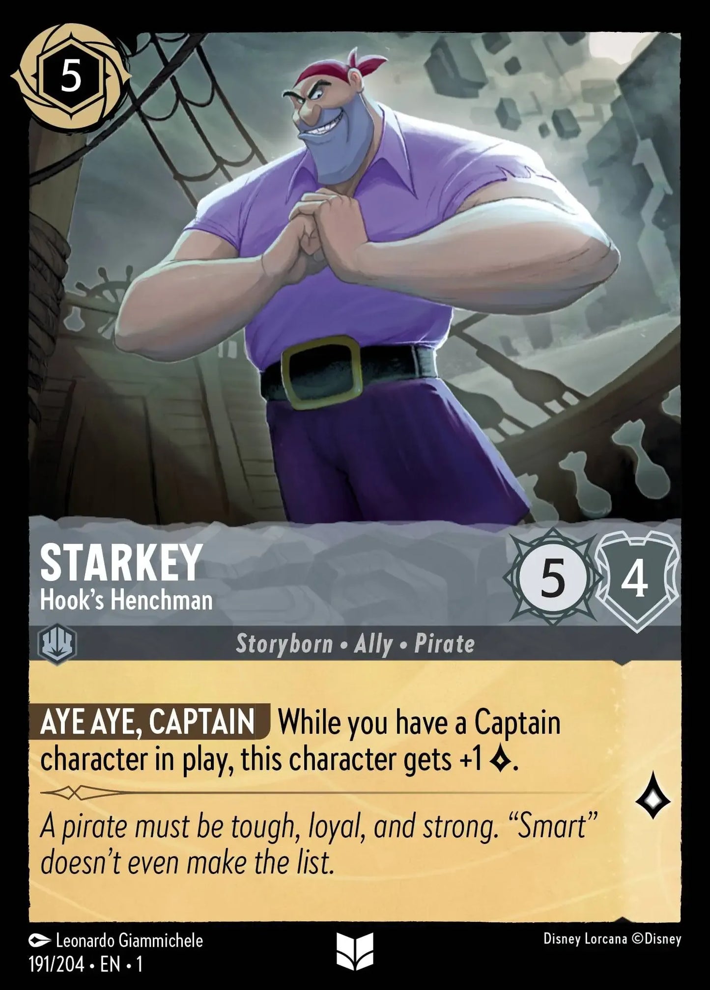 Starkey - Hook's Henchman 191/204