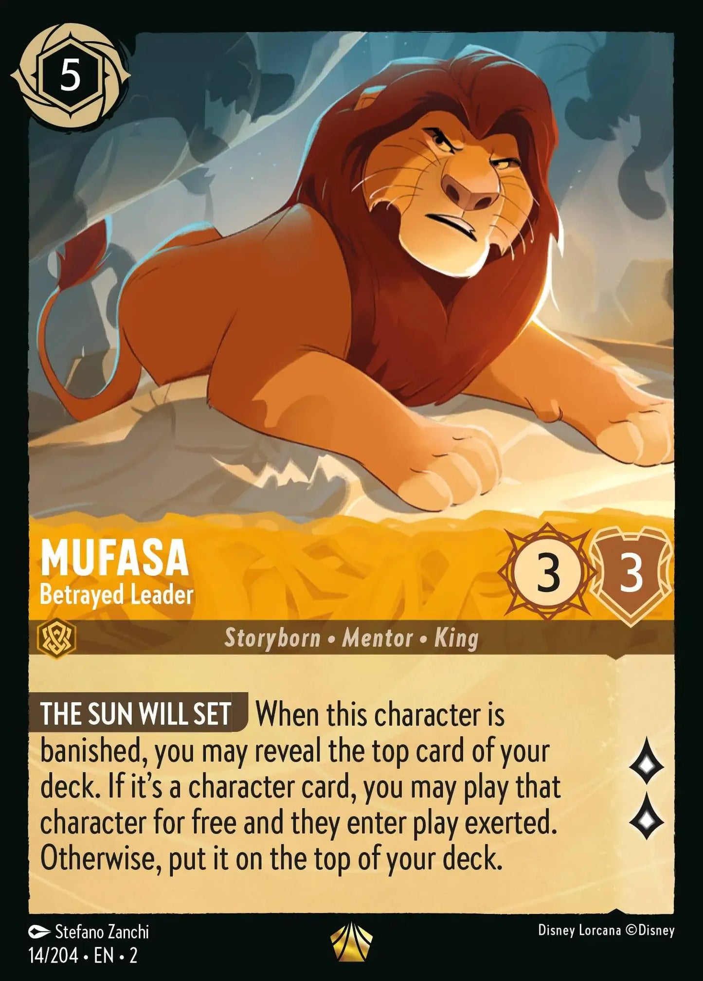 Mufasa - Betrayed Leader 014/204