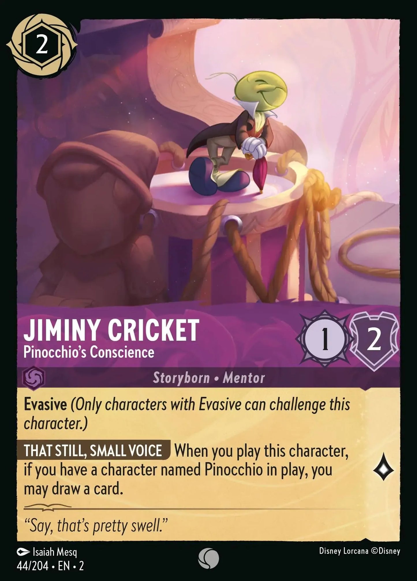 Jiminy Cricket - Pinocchio's Conscience 044/204