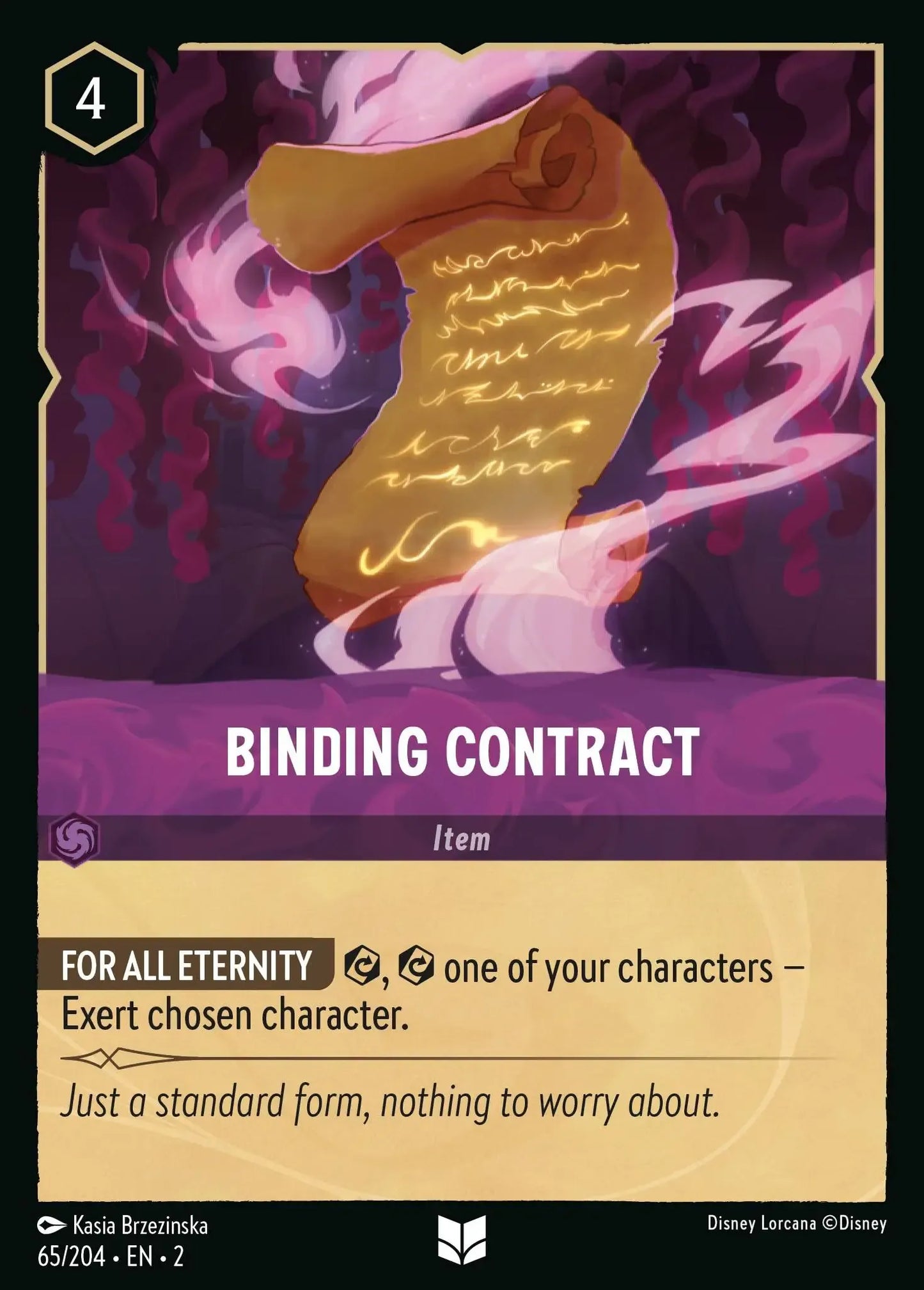 Binding Contract 065/204