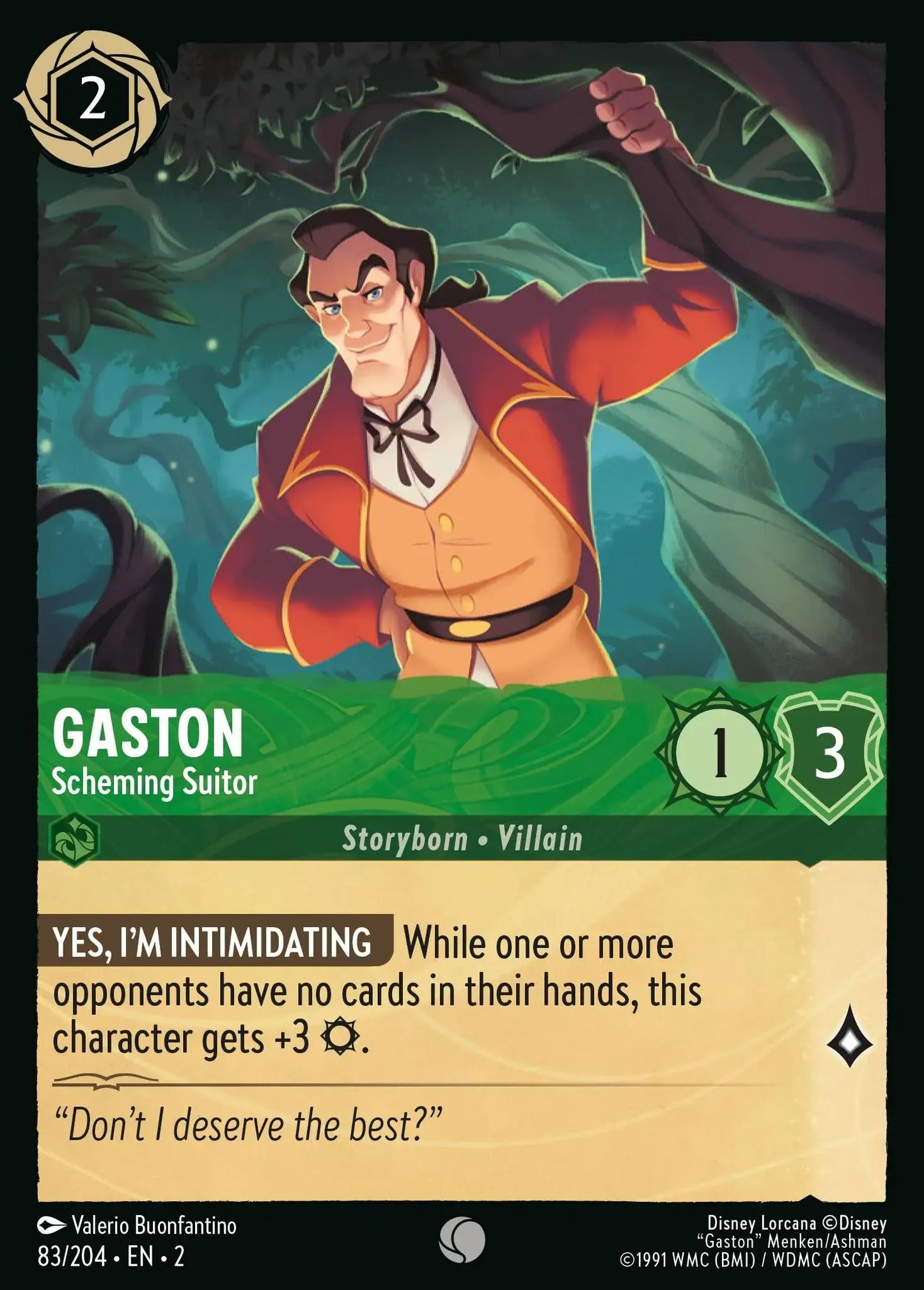 Gaston - Scheming Suitor 083/204