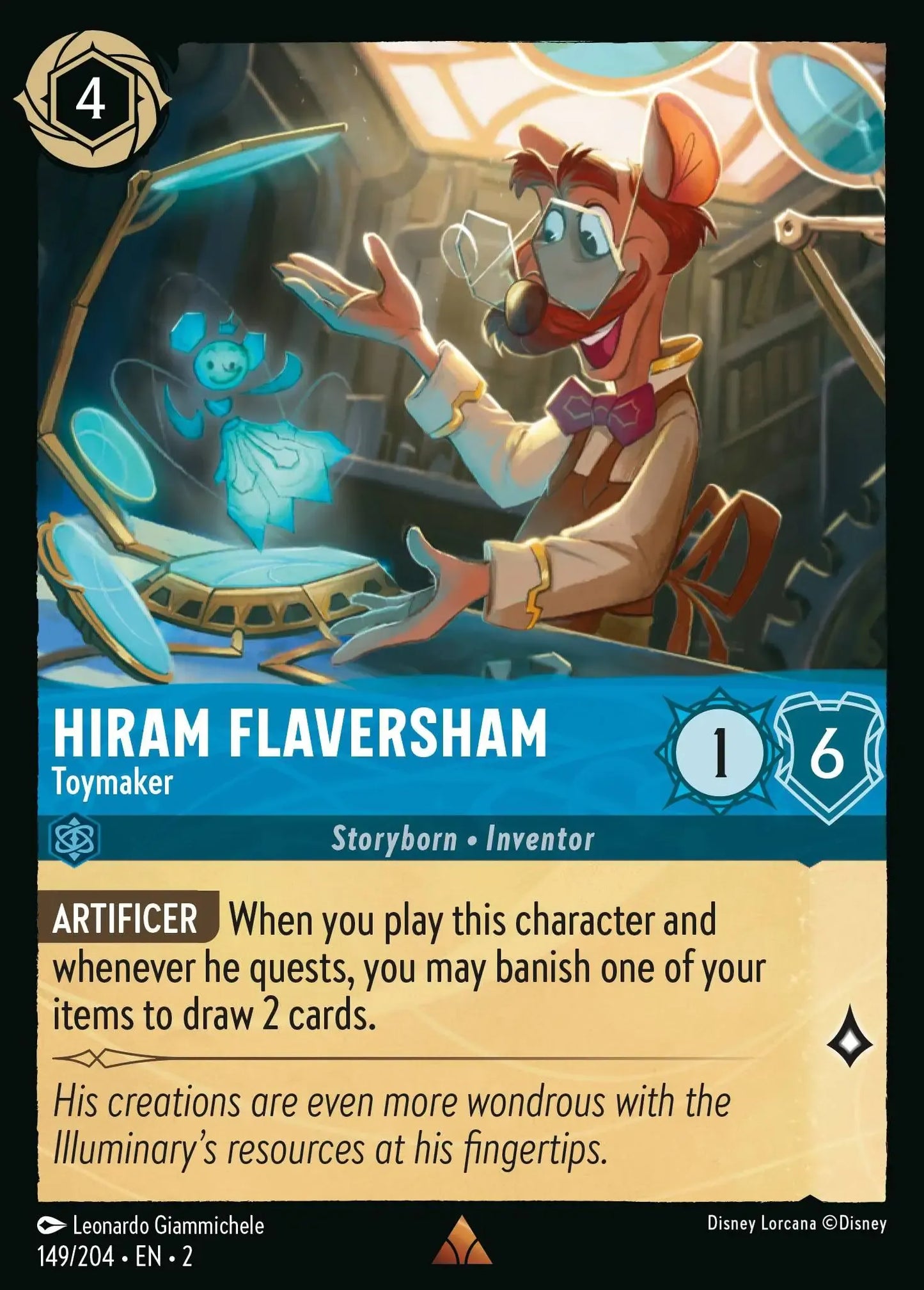 Hiram Flaversham - Toymaker 149/204