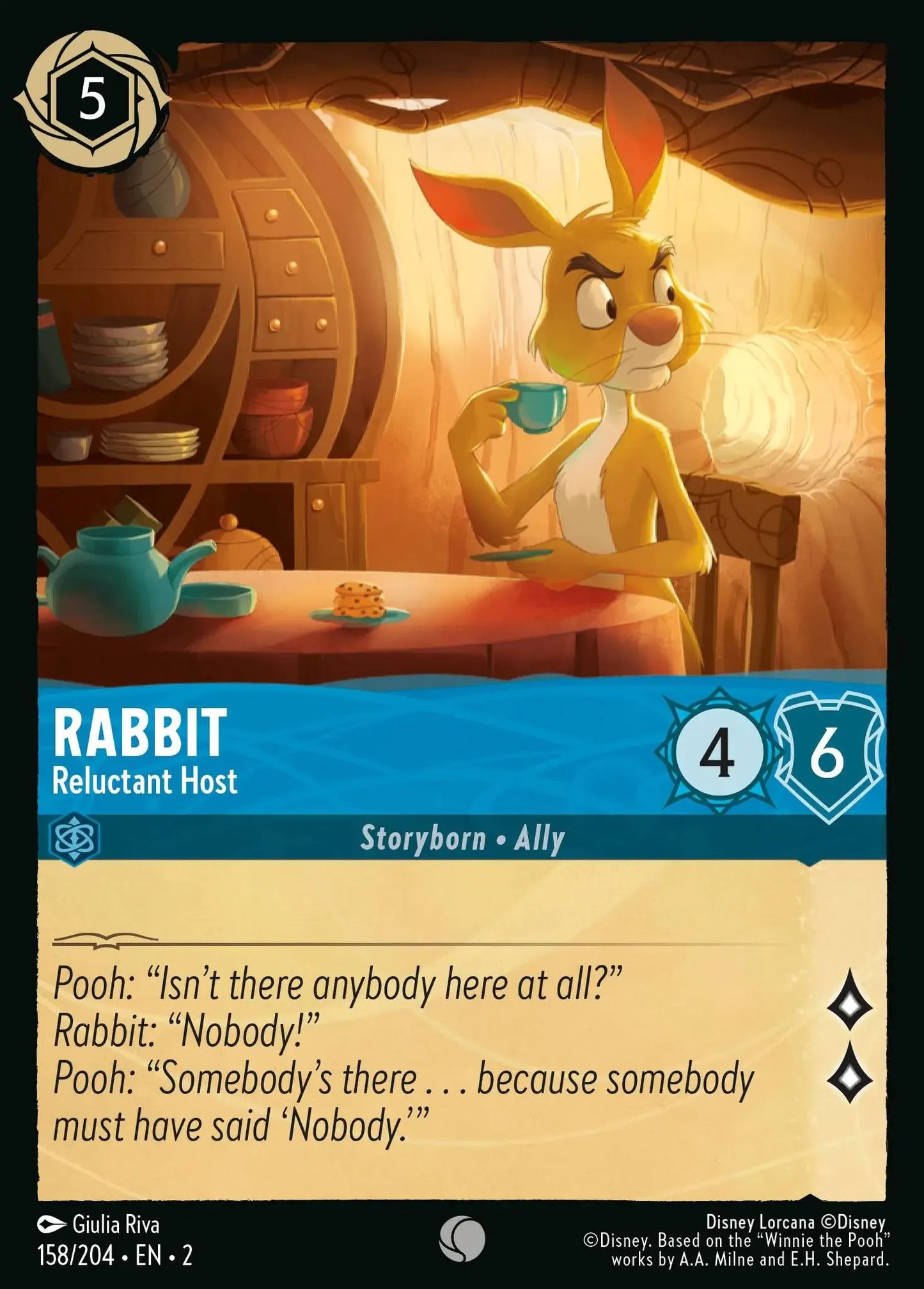 Rabbit - Reluctant Host 158/204