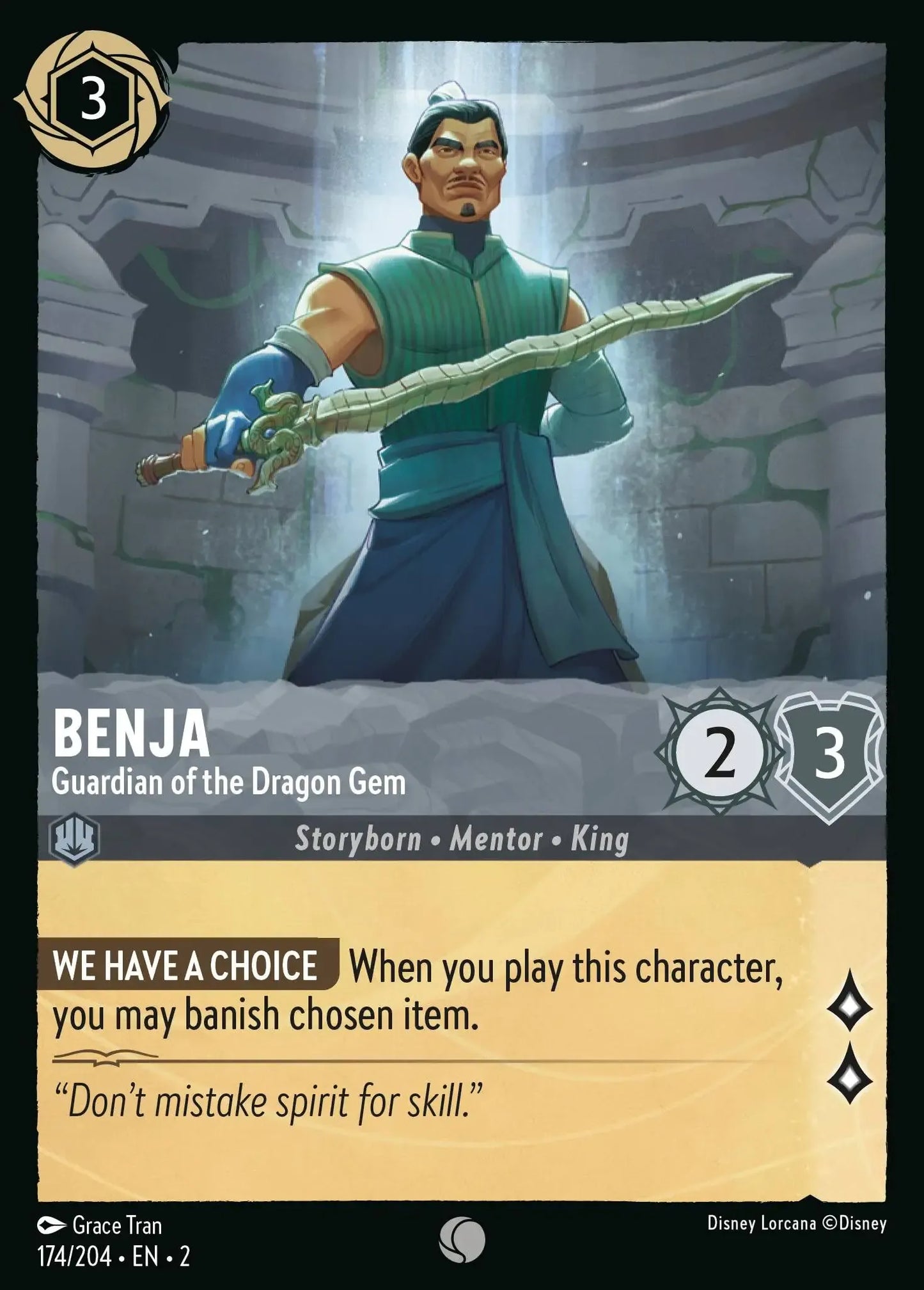 Benja - Guardian of the Dragon Gem 174/204