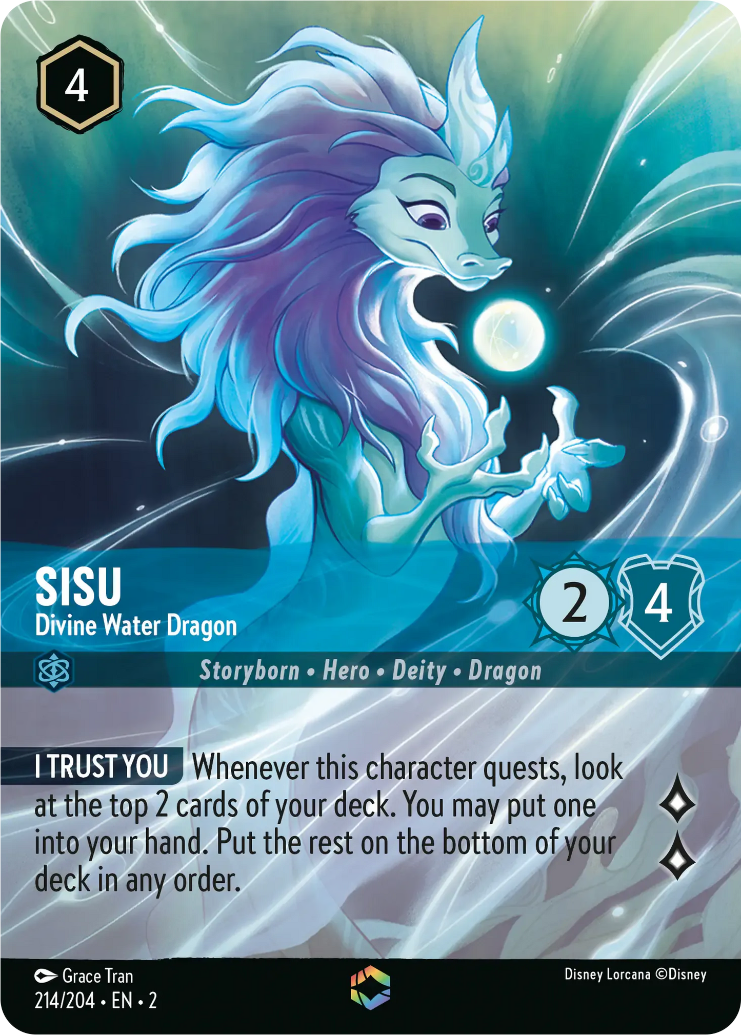 Sisu - Divine Water Dragon 214/204