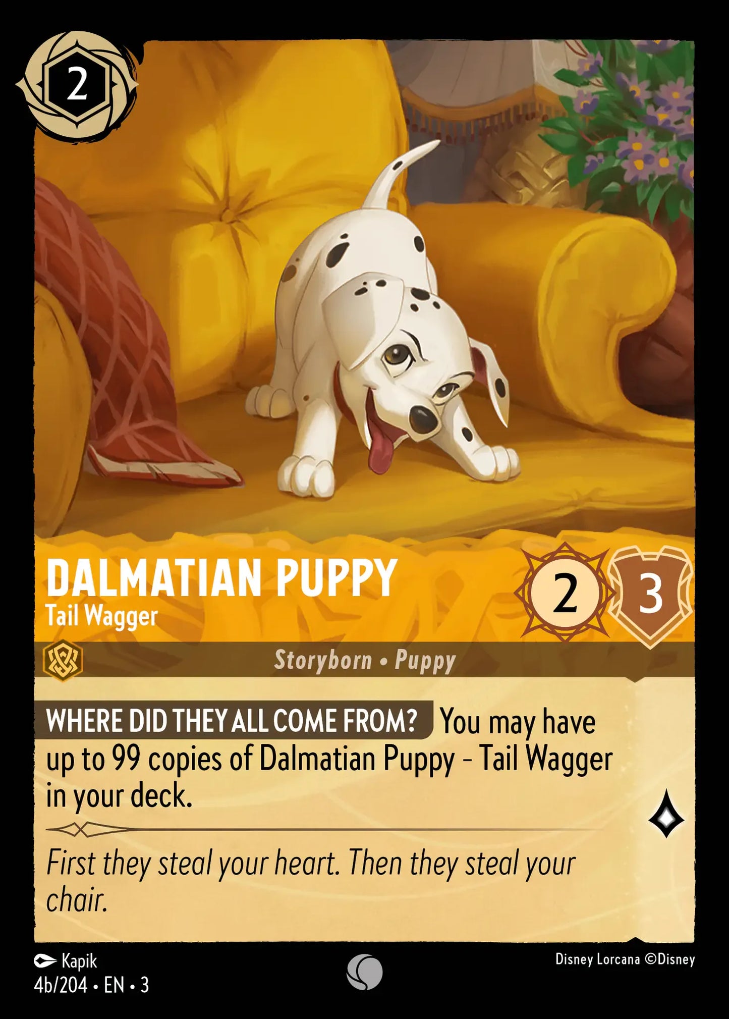 Dalmation Puppy - Tail Wagger 004B/204
