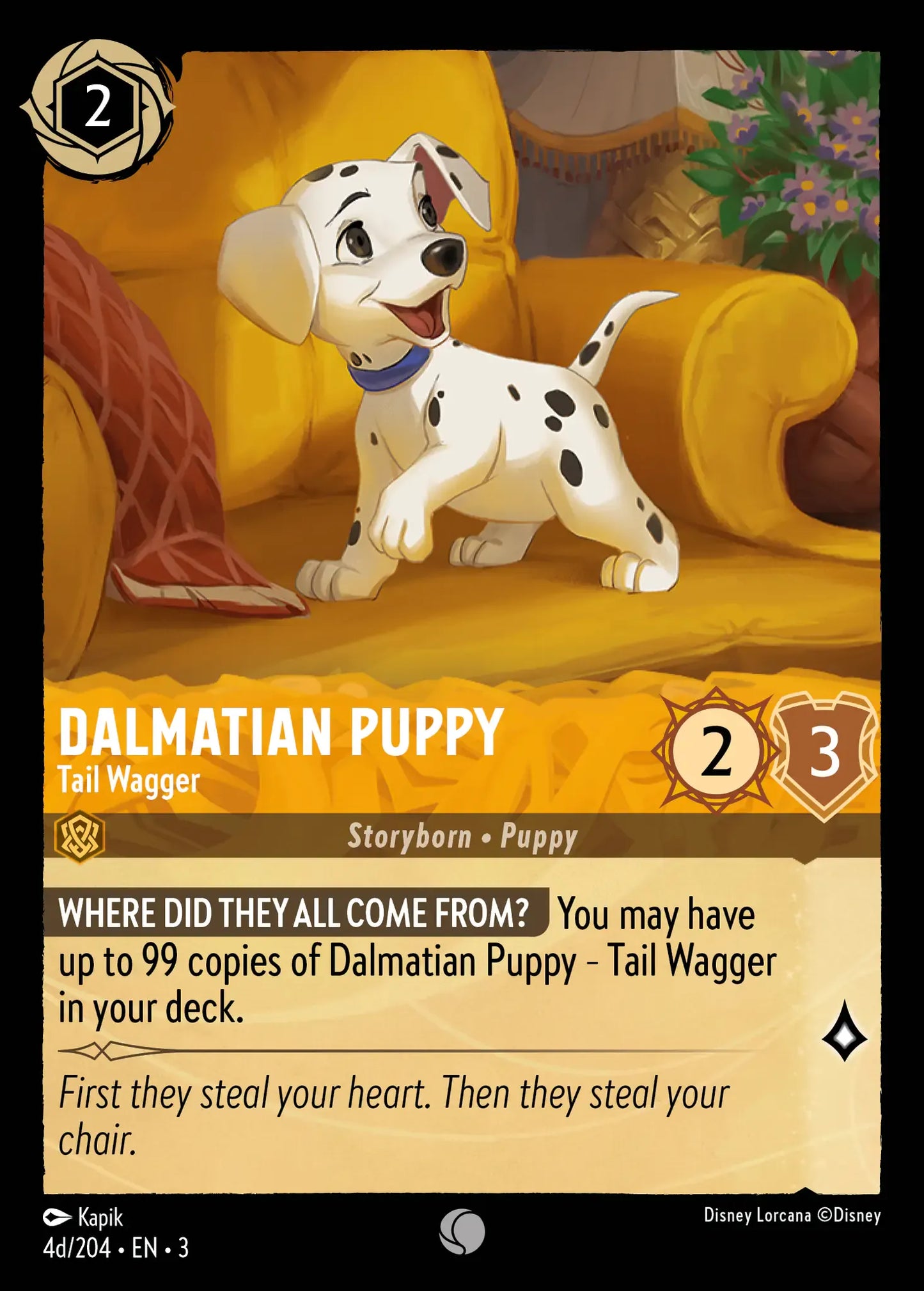 Dalmation Puppy - Tail Wagger 004D/204