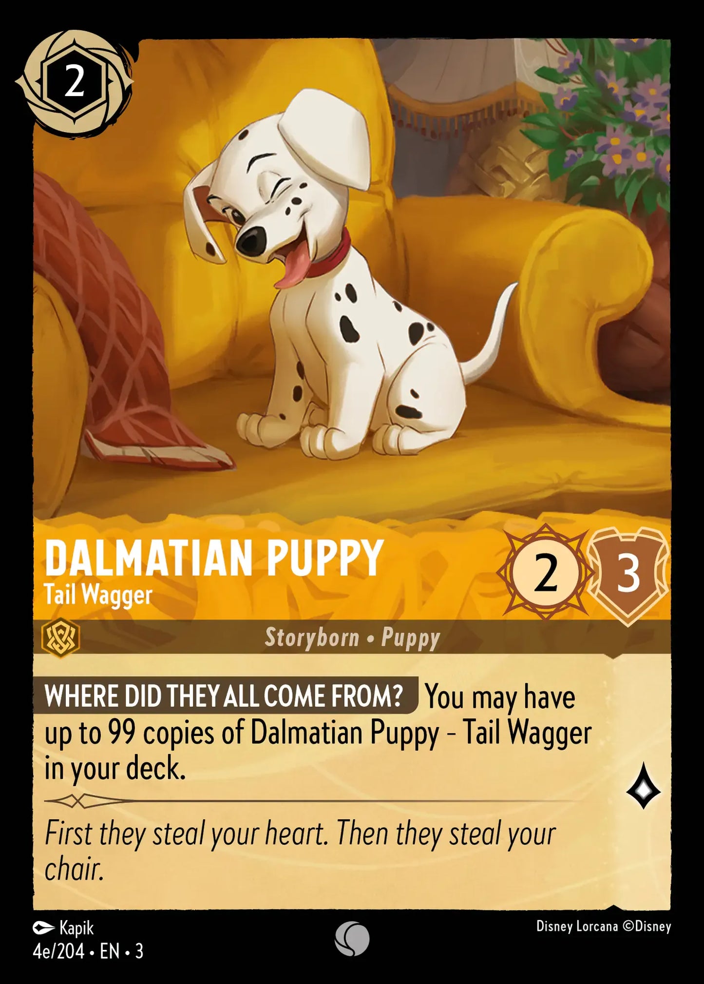 Dalmation Puppy - Tail Wagger 004E/204