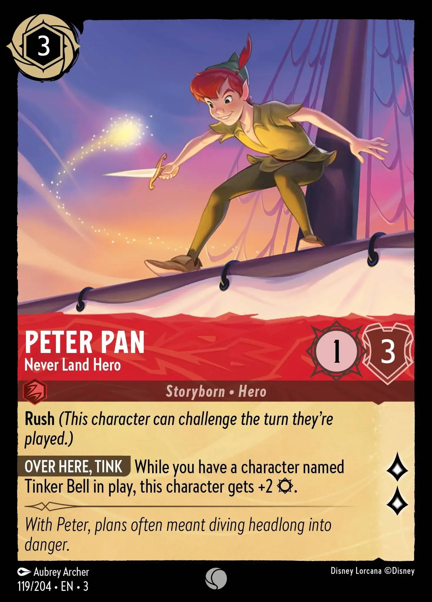 Peter Pan - Never Land Hero 119/204