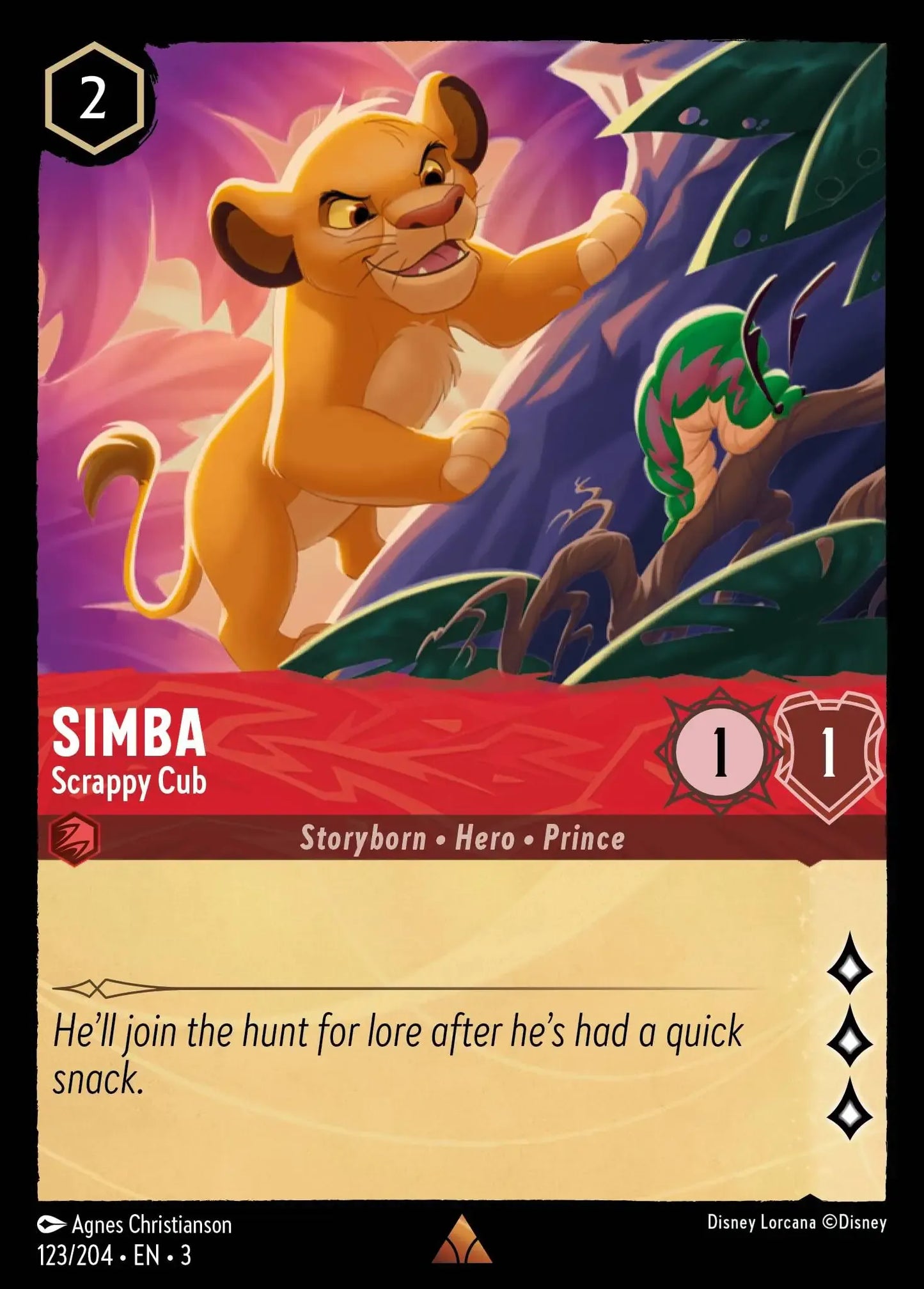 Simba - Scrappy Cub 123/204