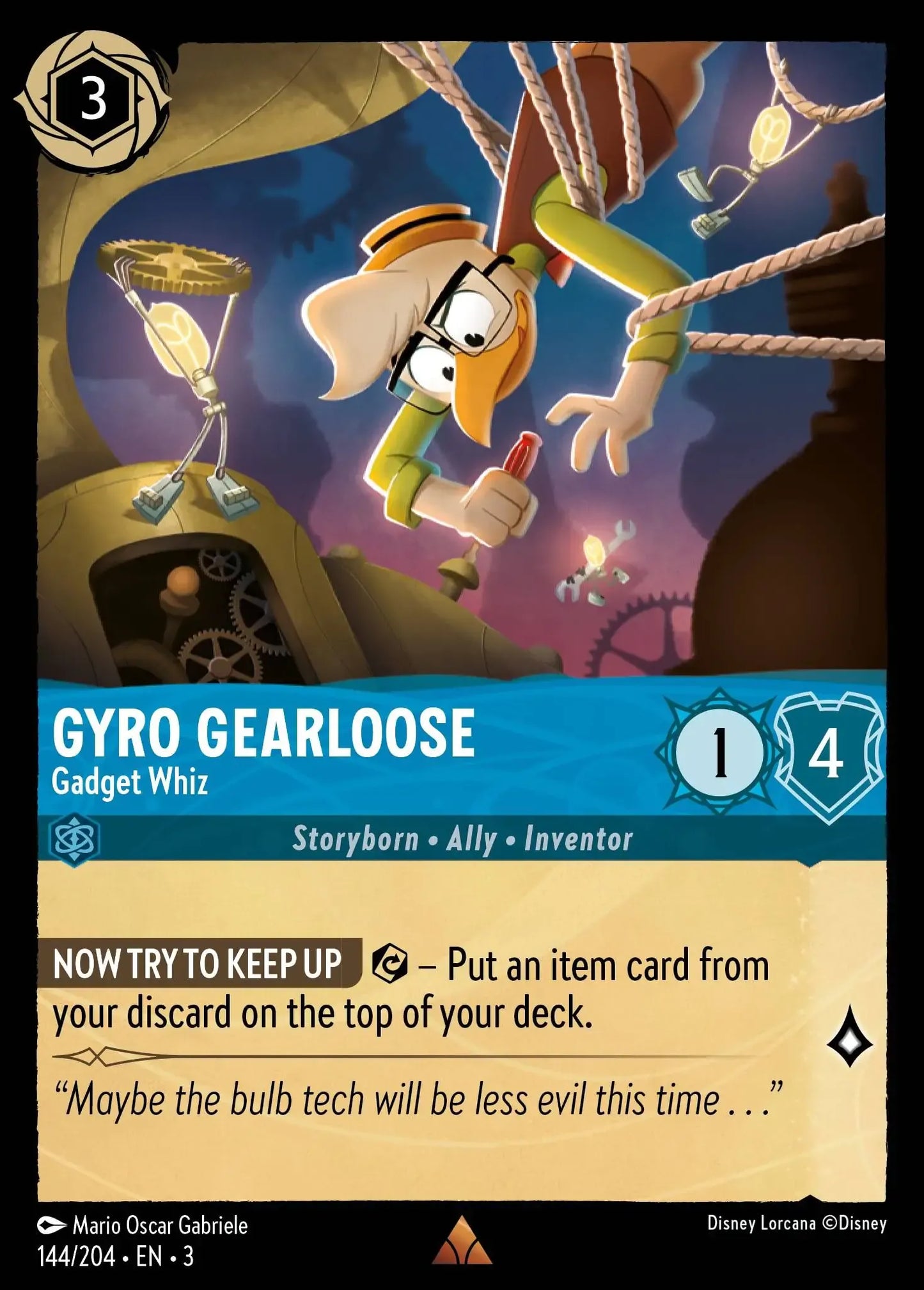 Gyro Gearloose - Gadget Whiz 144/204
