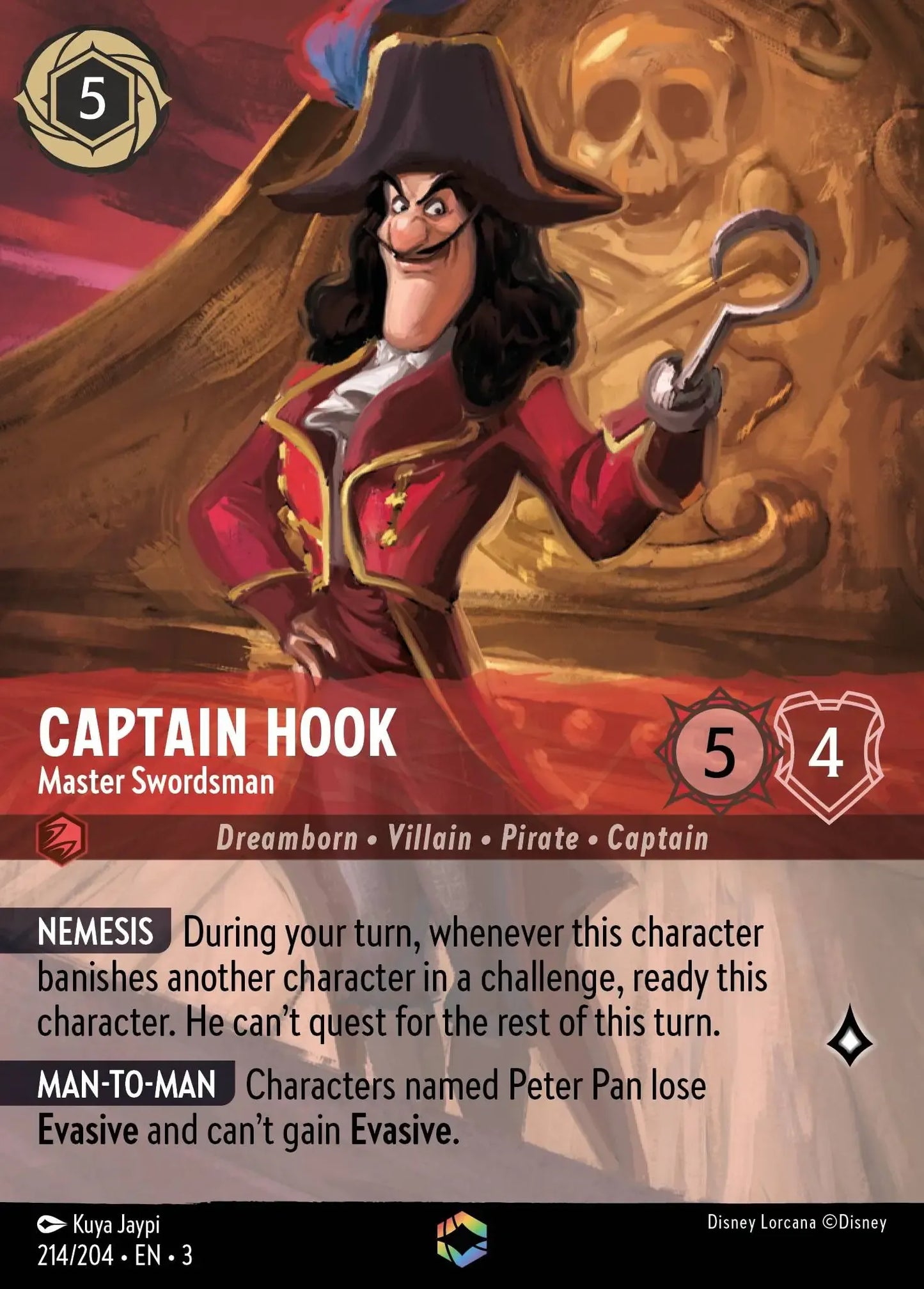 Captain Hook - Master Swordsmen 214/204