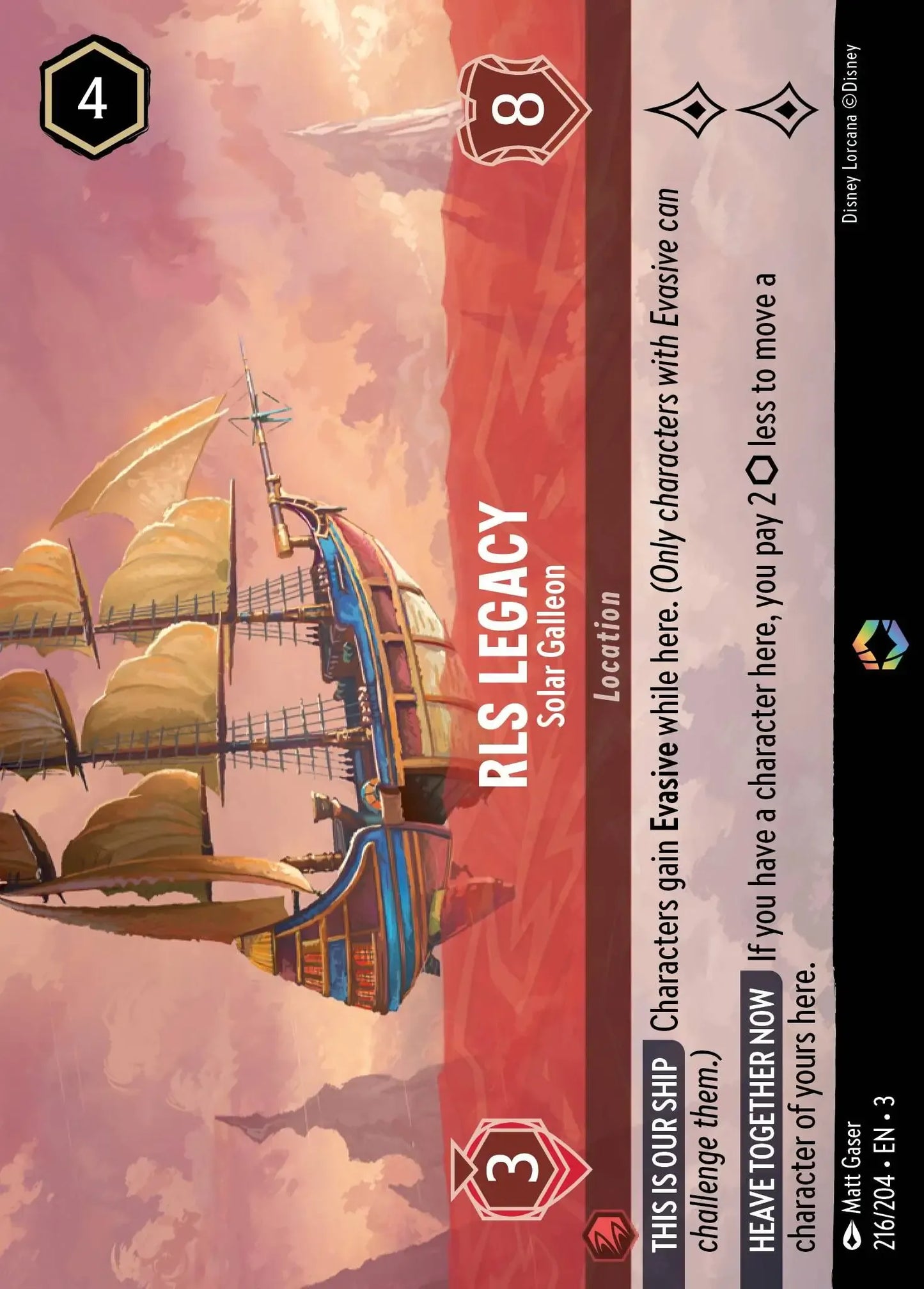 RLS Legacy - Solar Galleon 216/204