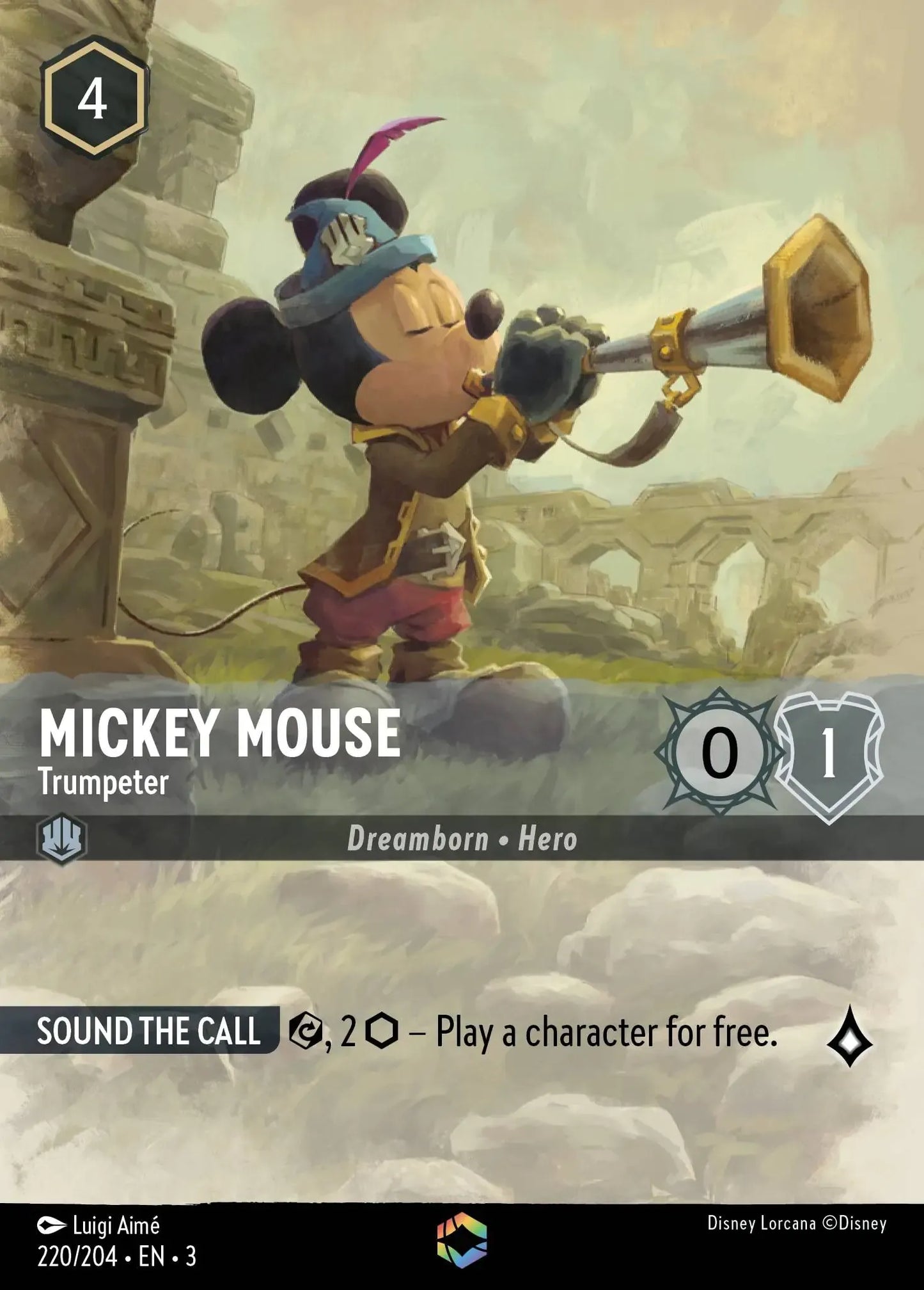 Mickey Mouse - Trumpeter 220/204