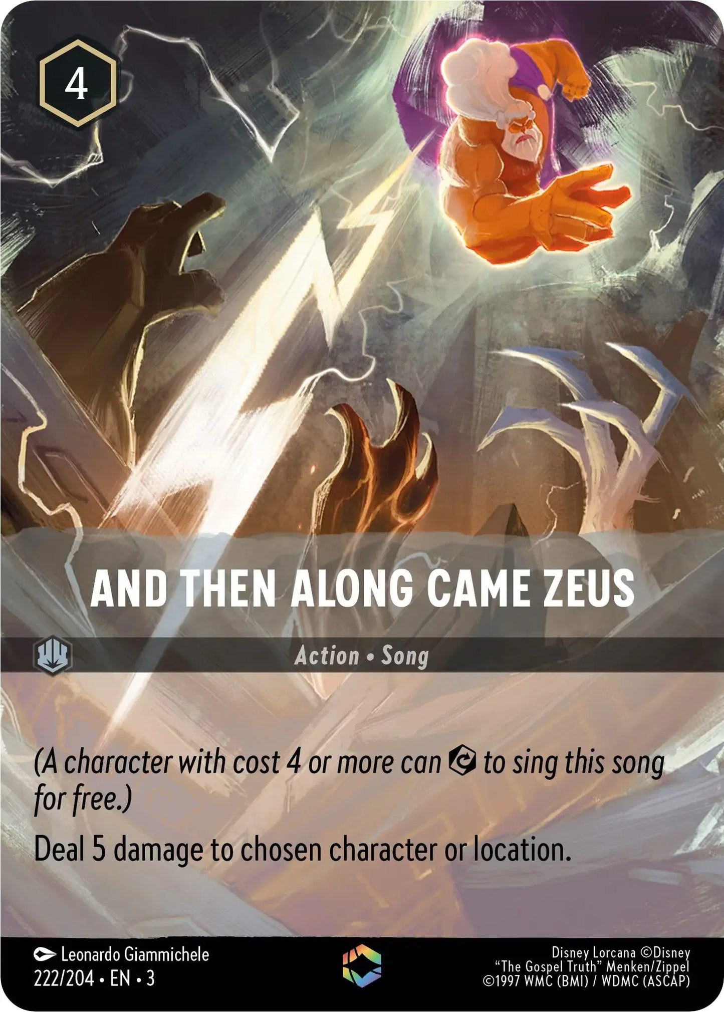 And Then Along Came Zeus 222/204