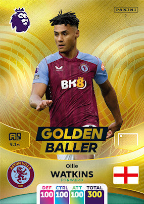 Watkins (Aston Villa - Golden Baller) - Adrenalyn XL 2024