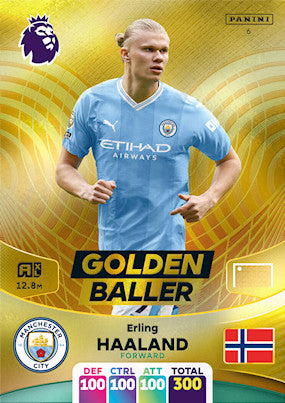 Haaland (Manchester City - Golden Baller) - Adrenalyn XL 2024