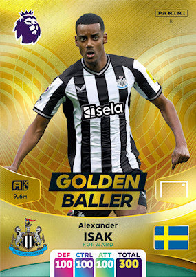 Isak (Newcastle United - Golden Baller) - Adrenalyn XL 2024