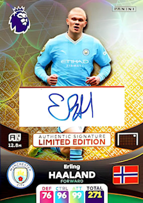 Erling Haaland (Manchester City - Limited Edition Authentic Signature) - Adrenalyn XL 2024