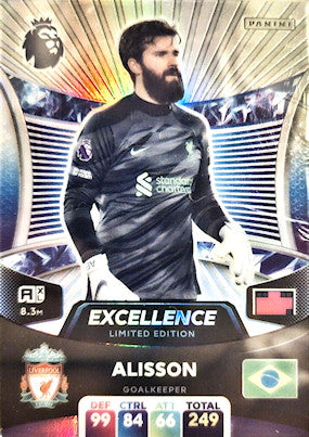 Alisson (Liverpool - Excellence) - Adrenalyn XL 2024