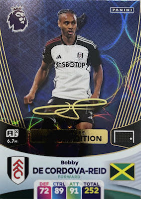 Bobby De Cordova-Reid (Fulham - Limited Edition Printed Signature) - Adrenalyn XL 2024