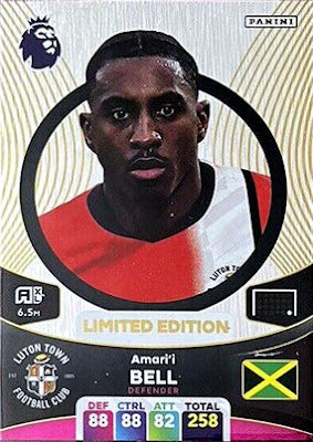 Amari'i Bell (Luton Town - Limited Edition) - Adrenalyn XL 2024