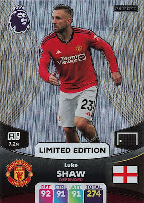 Luke Shaw (Manchester United - Limited Edition) - Adrenalyn XL 2024