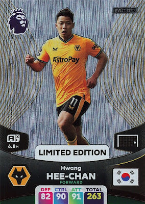 Hwang Hee-Chan (Wolverhampton Wanderers - Limited Edition) - Adrenalyn XL 2024