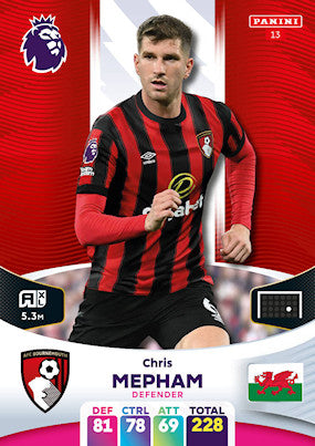 Mepham (AFC Bournemouth - Defender) - Adrenalyn XL 2024