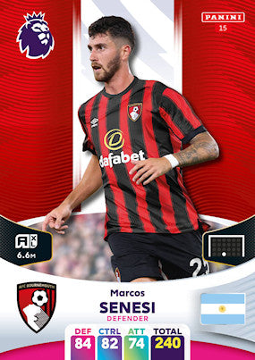 Senesi (AFC Bournemouth - Defender) - Adrenalyn XL 2024