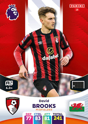 Brooks (AFC Bournemouth - Midfielder) - Adrenalyn XL 2024