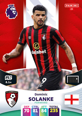 Solanke (AFC Bournemouth - Forward) - Adrenalyn XL 2024