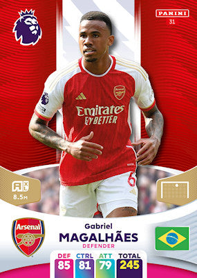 Magalhaes (Arsenal - Defender) - Adrenalyn XL 2024