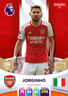 Jorginho (Arsenal - Midfielder) - Adrenalyn XL 2024