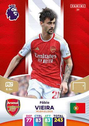 Vieira (Arsenal - Midfielder) - Adrenalyn XL 2024