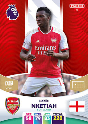 Nketiah (Arsenal - Forward) - Adrenalyn XL 2024
