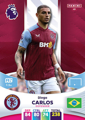 Carlos (Aston Villa - Defender) - Adrenalyn XL 2024