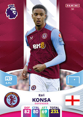 Konsa (Aston Villa - Defender) - Adrenalyn XL 2024