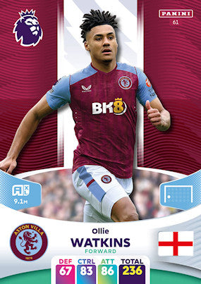 Watkins (Aston Villa - Forward) - Adrenalyn XL 2024