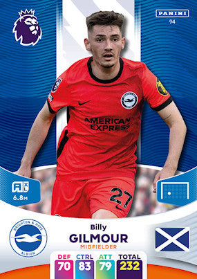 Gilmour (Brighton & Hove Albion - Midfielder) - Adrenalyn XL 2024