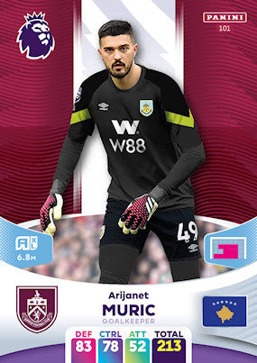 Muric (Burnley - Goalkeeper) - Adrenalyn XL 2024