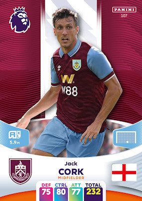Cork (Burnley - Midfielder) - Adrenalyn XL 2024